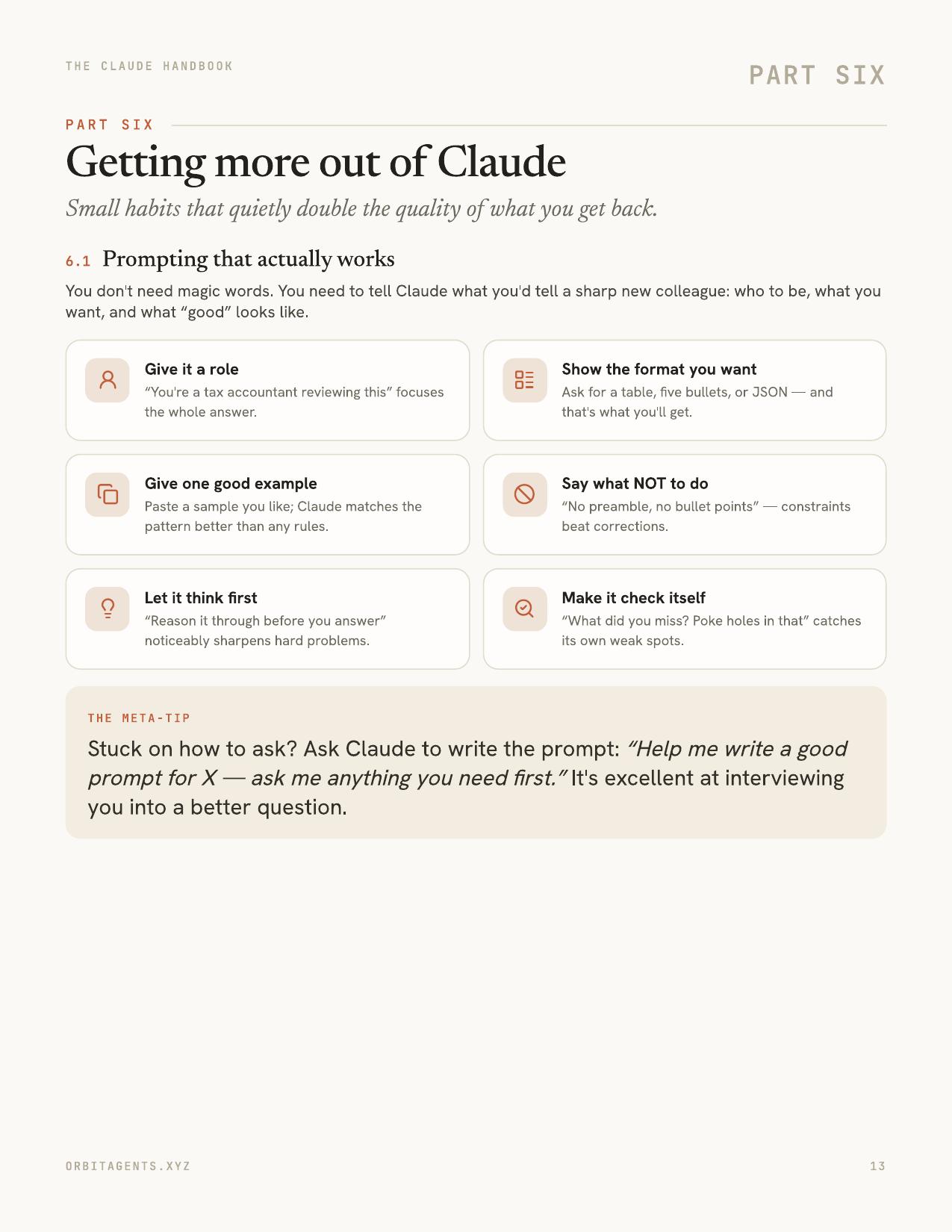 The Claude Handbook page 13